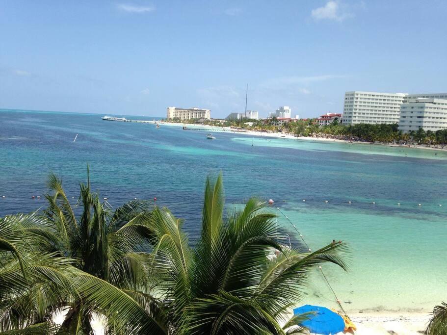 Amazing Ocean Front. 418 Apartment Cancun Luaran gambar