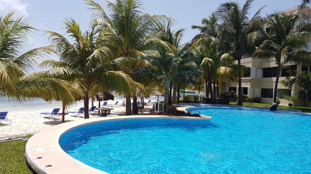 Amazing Ocean Front. 418 Apartment Cancun Luaran gambar